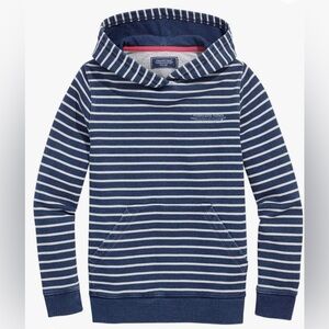 Vineyard Vines striped navy blue hoodie sweatshirt L 16